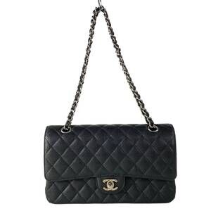 Chanel Double Flap Matelasse Shoulder Bag A01112